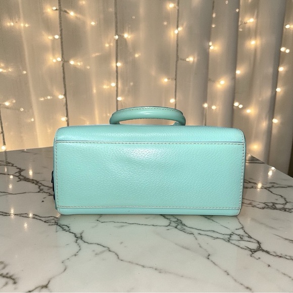 Kate Spade Alessa Wellesley Robin’s Egg Blue Leather Satchel Crossbody 🩵 EUC - Picture 10 of 13